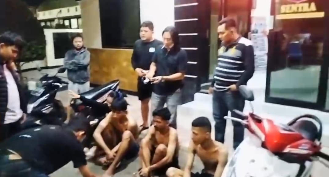 Satreskrim Polsek Ciktim Tangkap 4 Pelaku Spesialis Curanmor Dua Resedivis Salemba Jakarta Pusat
