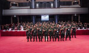 Aster Panglima TNI Pimpin Rapat Evaluasi Program Kerja dan Anggaran Bidang Teritorial TNI TA 2024